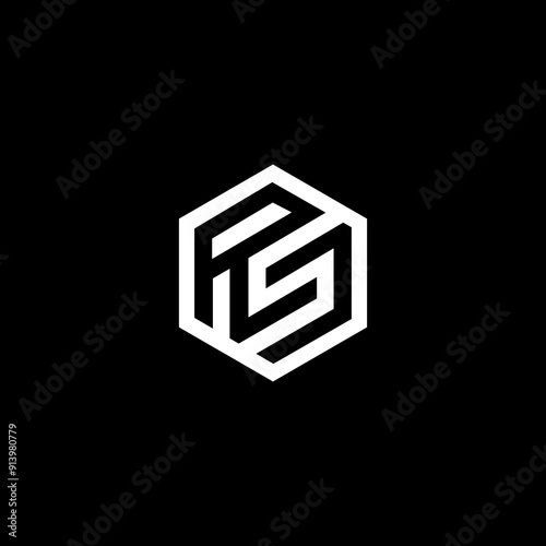 Letter RC logo template