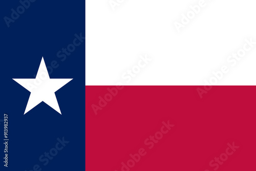 Flag of Texas state. Vector illustration Free Download Flag of Texas state. Vector illustration - GFXLoad
