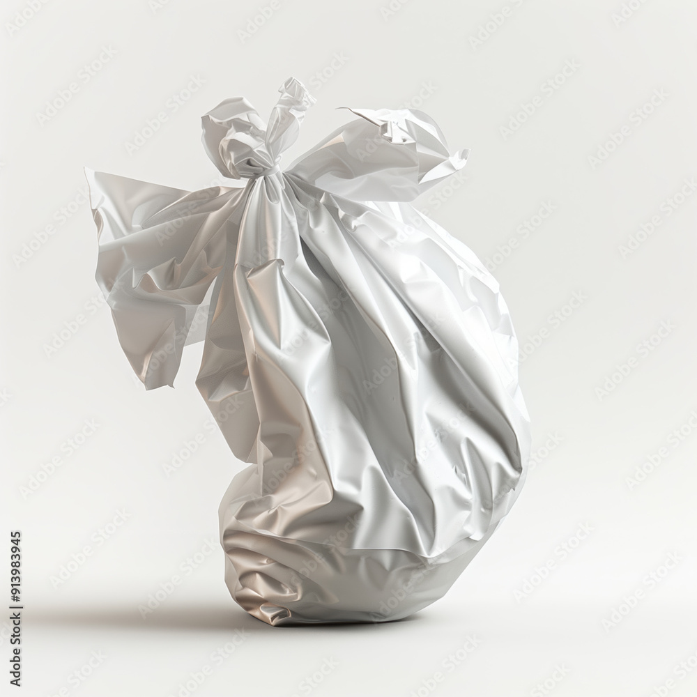 Fototapeta premium Sack bag on White background. 