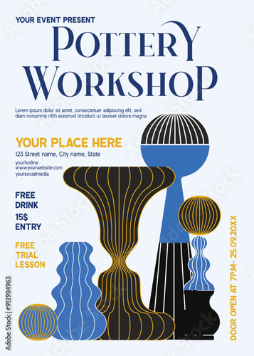 Pottery Workshop Flyer