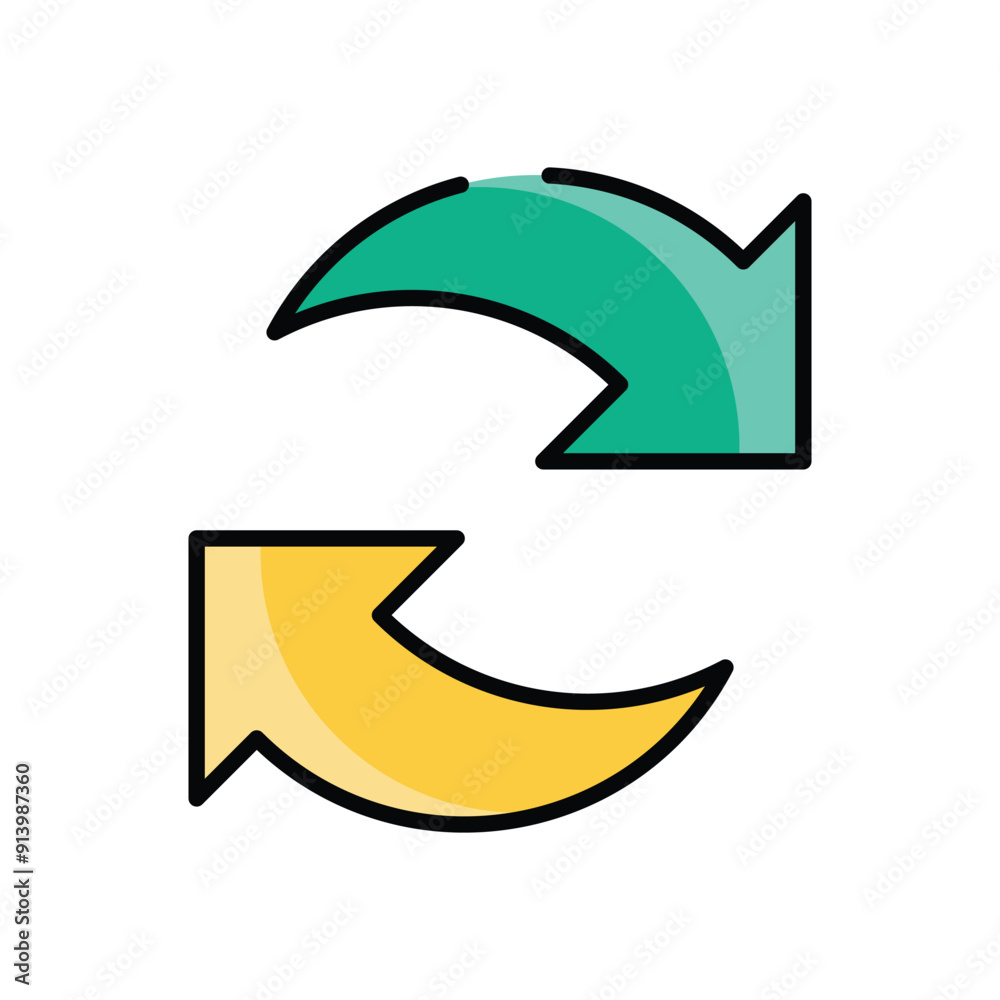 Sync vector icon Sync vector icon