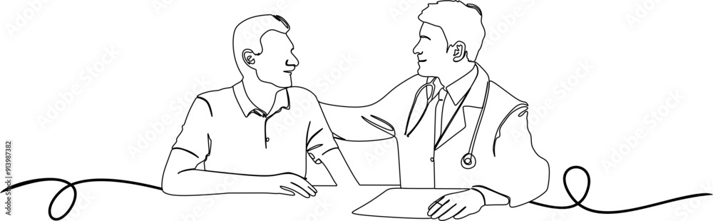 line art doctor illustration background line art doctor illustration background