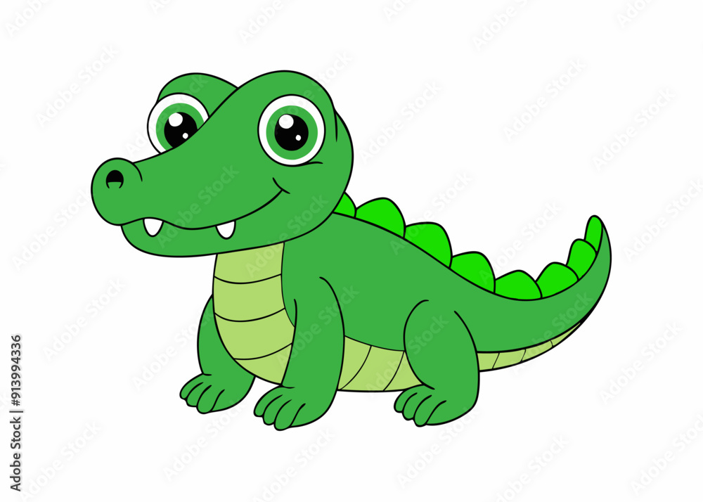 Vector illustration of a fierce crocodile with sharp teeth and scaly skin, perfect for wildlife, animal logos, and nature-themed designs. Vector illustration of a fierce crocodile with sharp teeth and scaly skin, perfect for wildlife, animal logos, and nature-themed designs.