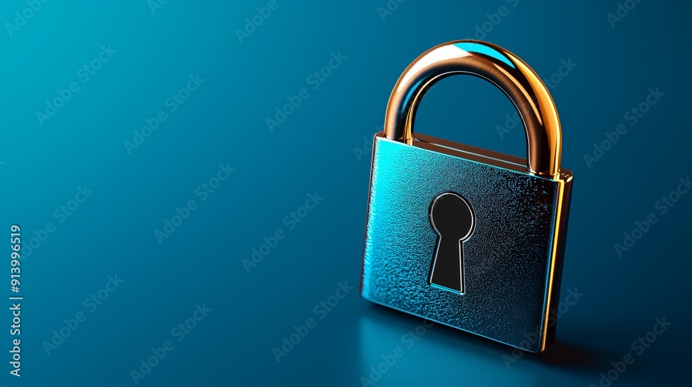 A shiny, modern padlock on a bright blue background, symbolizing security, protection, and privacy in digital or physical form. A shiny, modern padlock on a bright blue background, symbolizing security, protection, and privacy in digital or physical form.