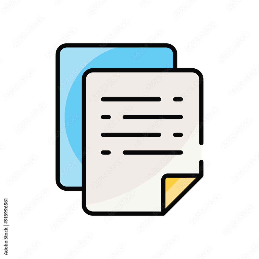 Document vector icon