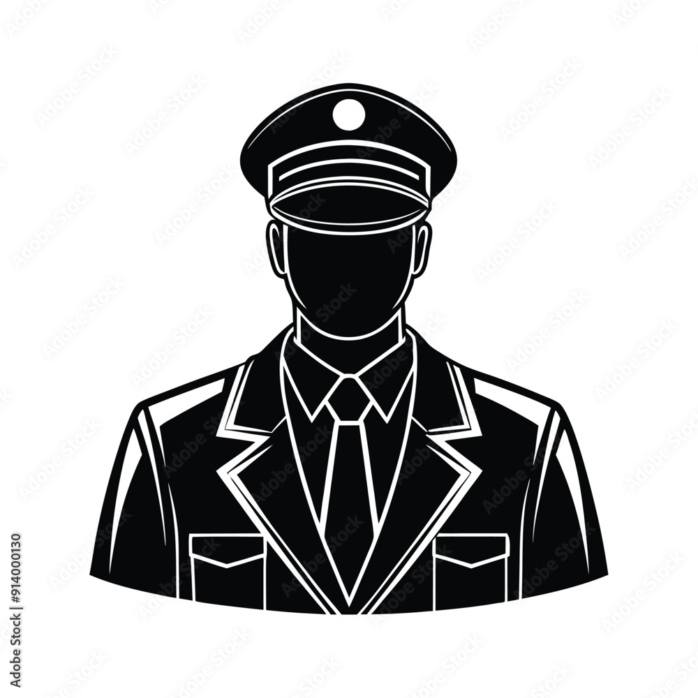 Man Traffic Guard Silhouette
Man Traffic Guard Silhouette