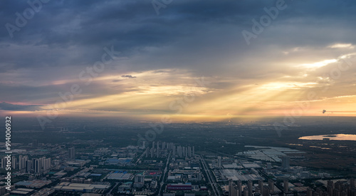 city view of xi'an