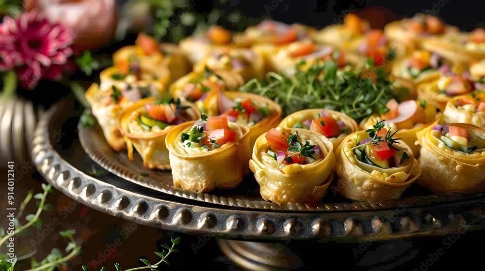 Thai-Inspired Spring Rolls: Crunchy Appetizers for a Lavish Banquet Thai-Inspired Spring Rolls: Crunchy Appetizers for a Lavish Banquet