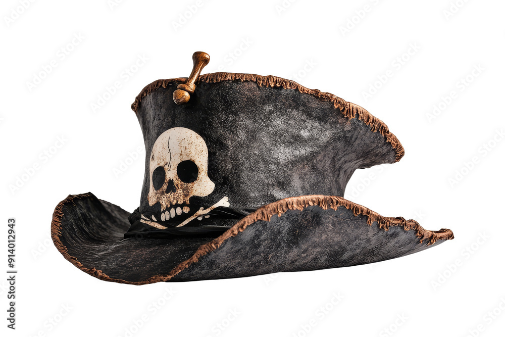 Obraz premium Pirate Hat with Skull and Crossbones