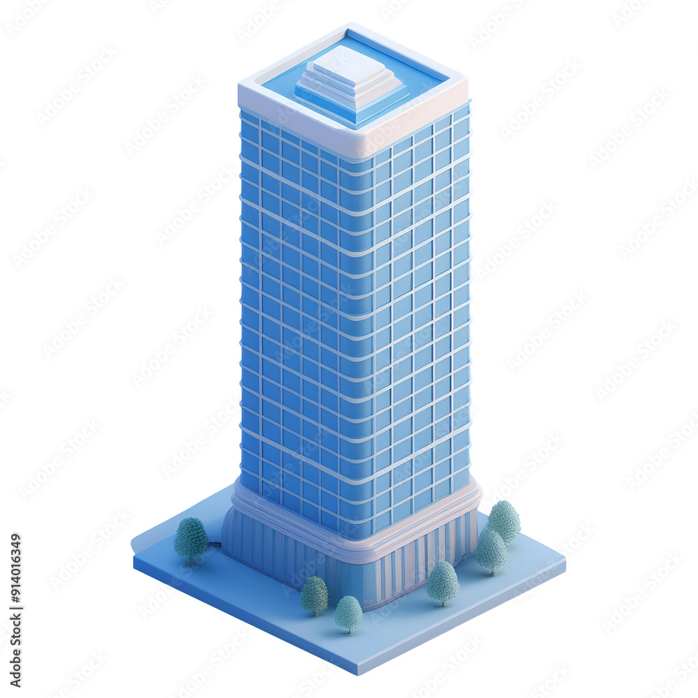 A modern skyscraper design featuring a sleek glass facade and landscaped surroundings, perfect for architectural visuals. A modern skyscraper design featuring a sleek glass facade and landscaped surroundings, perfect for architectural visuals.