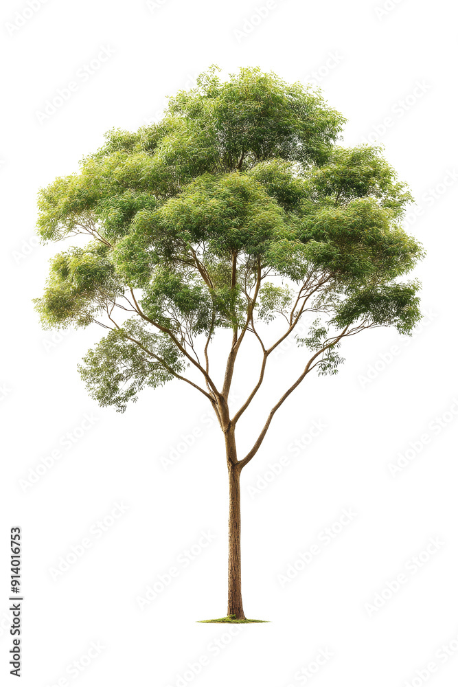 Fototapeta premium Green Tree Isolated