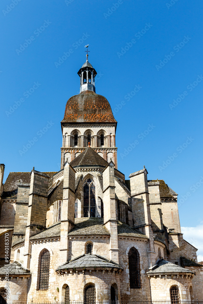 Exterior of the Notre Dame church in Beaune, Burgundy, France, Europe Exterior of the Notre Dame church in Beaune, Burgundy, France, Europe
