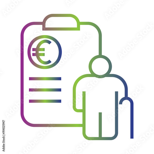 Retirement Fund icon Design