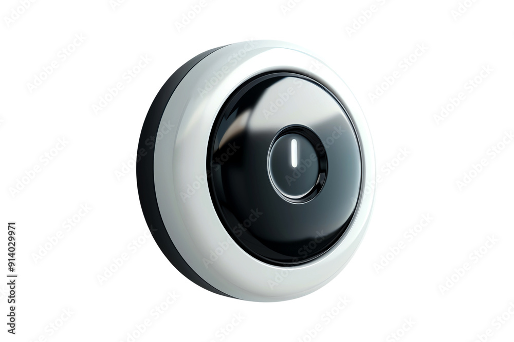 A modern, sleek control knob with a glossy finish, designed for easy usage in various appliances and devices , isolated on transparent background. A modern, sleek control knob with a glossy finish, designed for easy usage in various appliances and devices , isolated on transparent background.