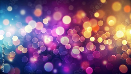 Magical bokeh background. Dreamy bokeh light effect