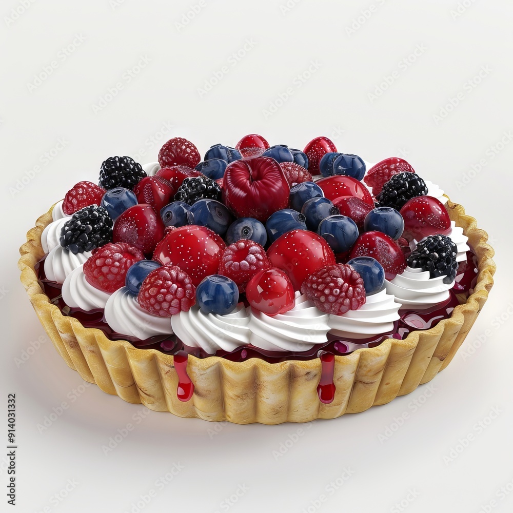 Classic Strawberry Lattice Pie Classic Strawberry Lattice Pie