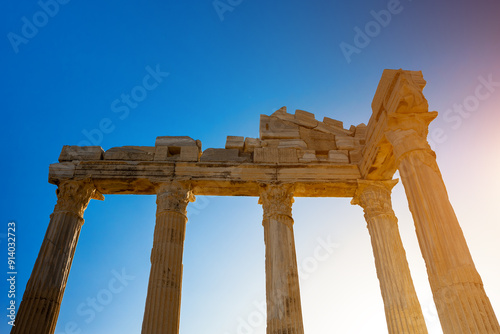 Temple of Apollo in the city of Side in Turkey.