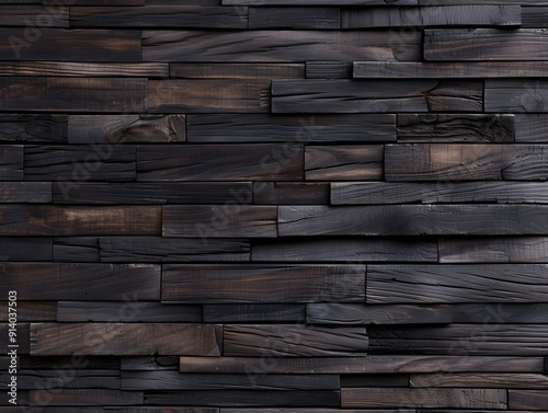 Dark wooden texture.Rustic three-dimensional wood texture