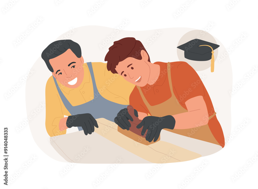 Hand tool isolated cartoon vector illustrations. Hand tool isolated cartoon vector illustrations.