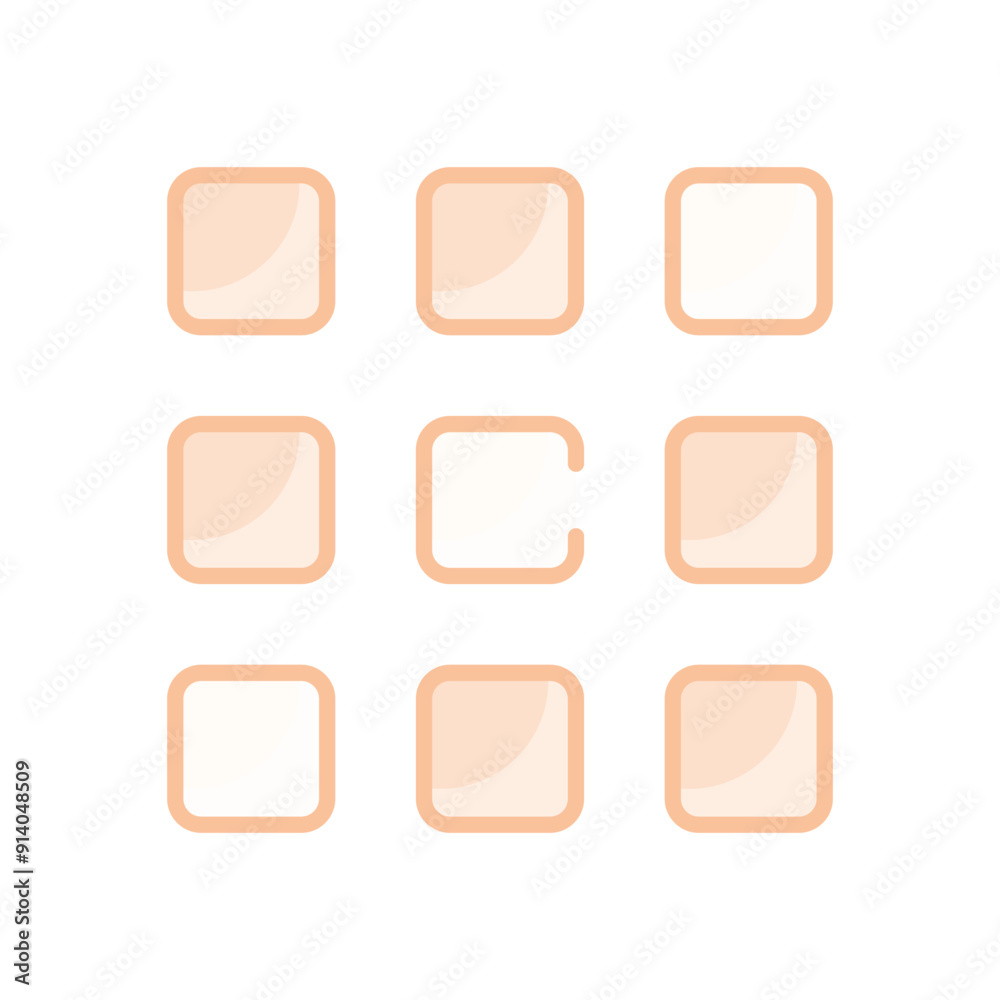 Grid View vector icon Grid View vector icon