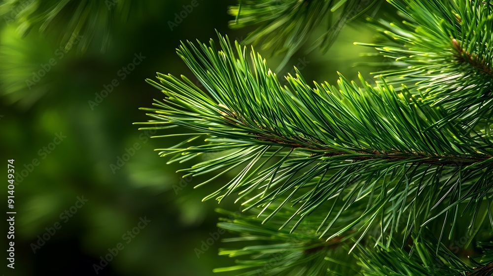 Vibrant pine needles, close-up evergreen branches, lush forest detail, bright green foliage, sunlit conifer leaves, crisp nature photography, dappled sunlight, rich emerald hues. Vibrant pine needles, close-up evergreen branches, lush forest detail, bright green foliage, sunlit conifer leaves, crisp nature photography, dappled sunlight, rich emerald hues.