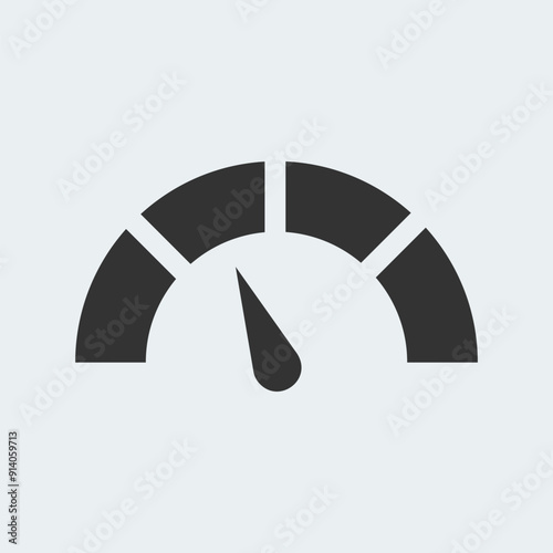 Gauge indicator icon design