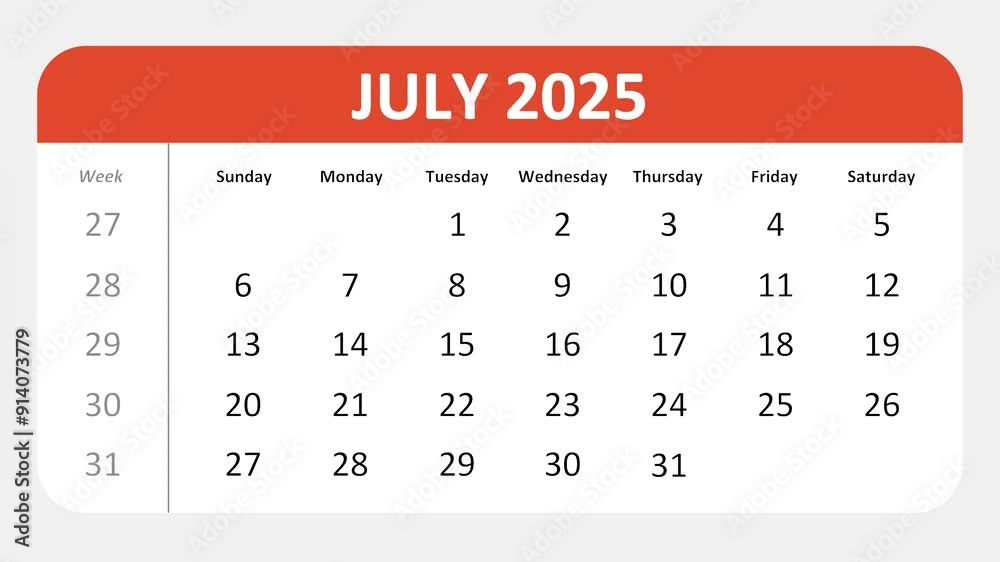 July 25, 2025: Animated 2025 planner showcasing July calendar, highlighting July 25th with space for tasks, notes, and to-do lists. July 25, 2025: Animated 2025 planner showcasing July calendar, highlighting July 25th with space for tasks, notes, and to-do lists.