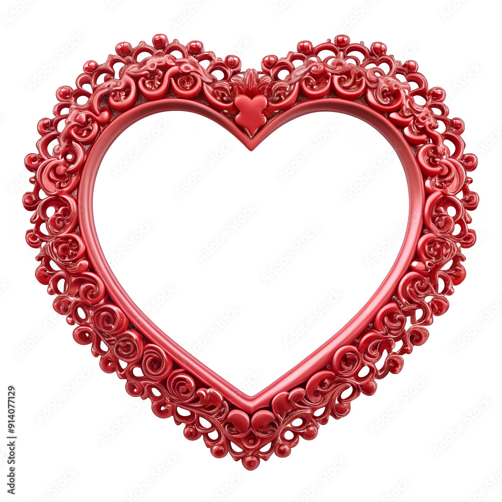Heart Frame on white background Heart Frame on white background