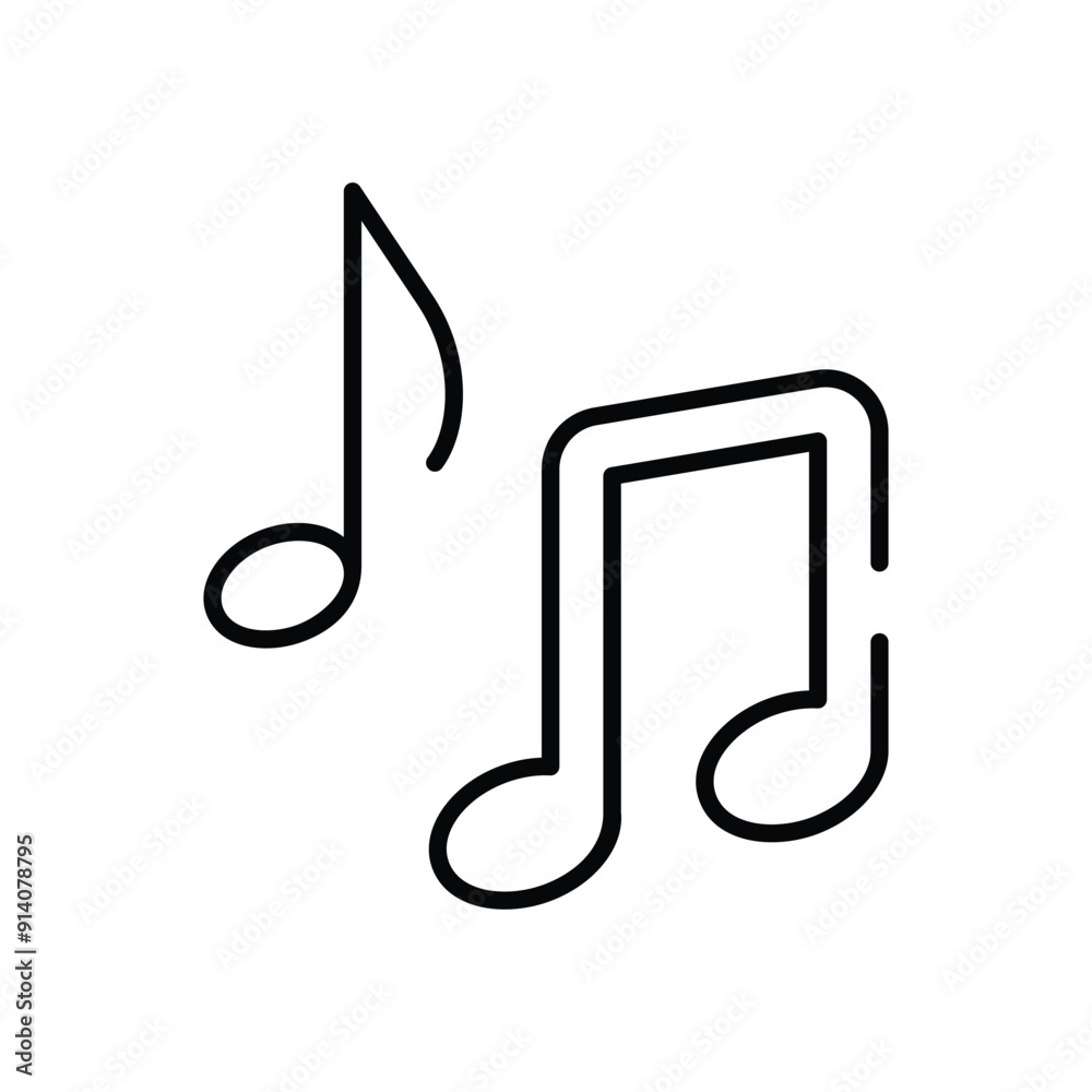 Music vector icon Music vector icon