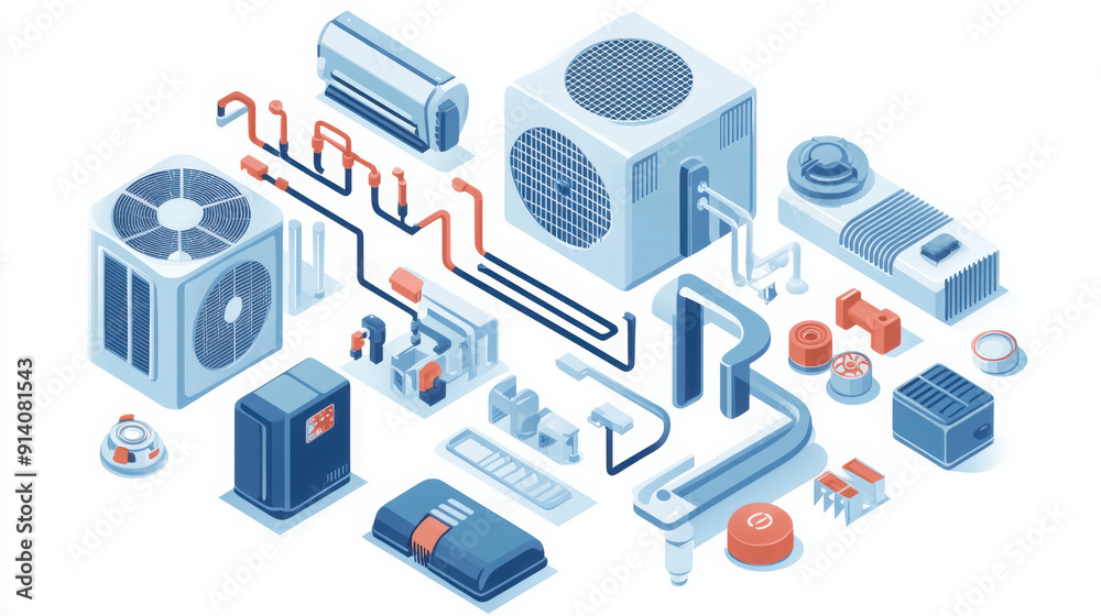 graphic resource for hvac system graphic resource for hvac system