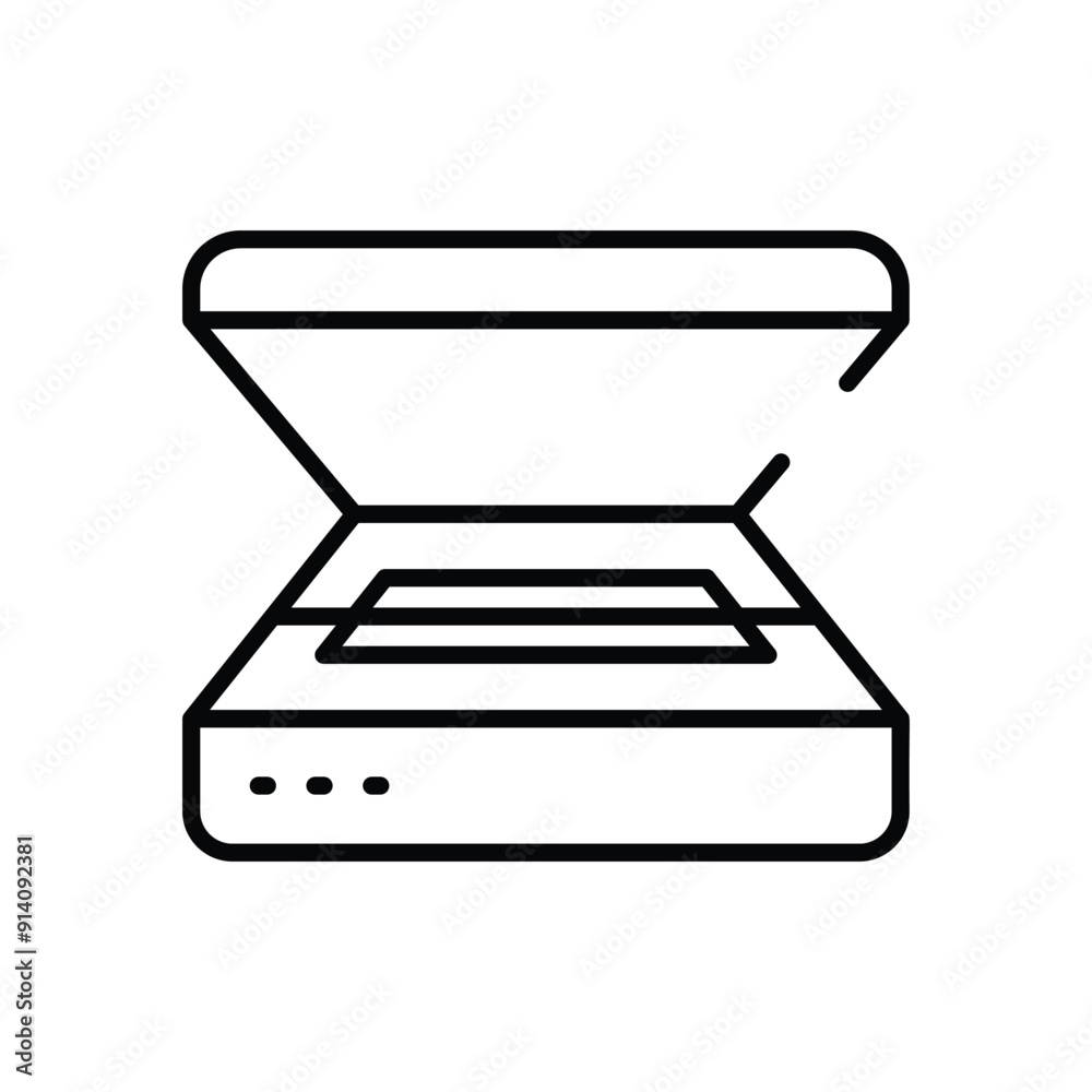 Scanner vector icon