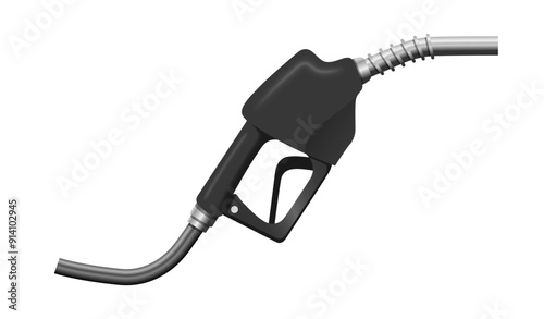 Fueling nozzle gasoline, diesel, gas on background