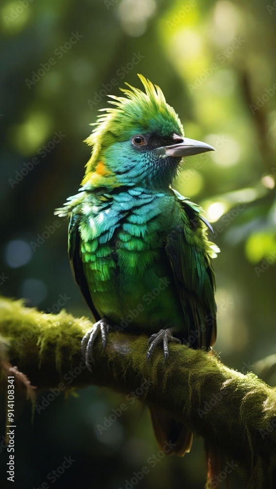 Obraz premium Green Bird