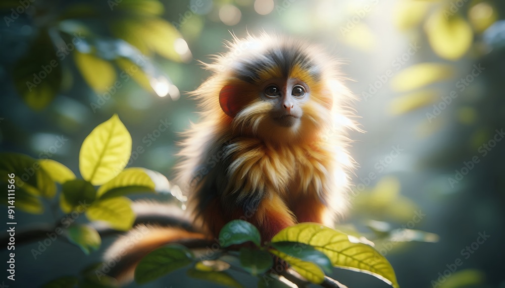 Portrait Photo of Child Baboon Portrait Photo of Child Baboon