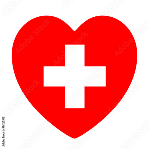 AED Automated External Defibrillator Symbol Sign, Vector Illustration, Isolate On White Background Label. EPS10