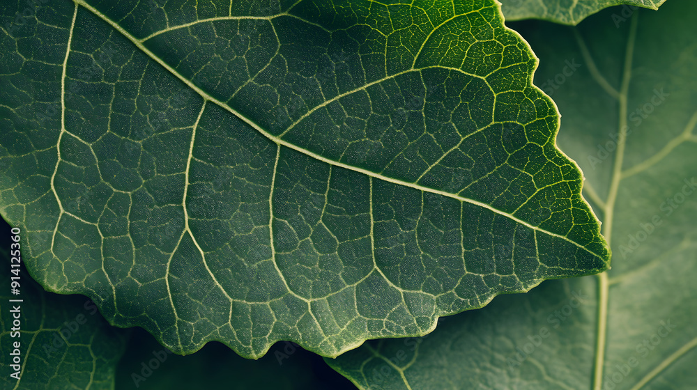 Close-up view of green leaves displaying intricate vein patterns during daylight Close-up view of green leaves displaying intricate vein patterns during daylight