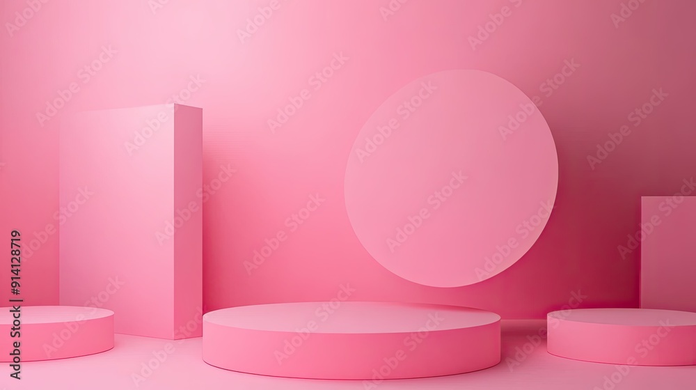 Minimalist 3D pink background with simple shapes and subtle gradients, perfect for modern and clean visuals. Minimalist 3D pink background with simple shapes and subtle gradients, perfect for modern and clean visuals.