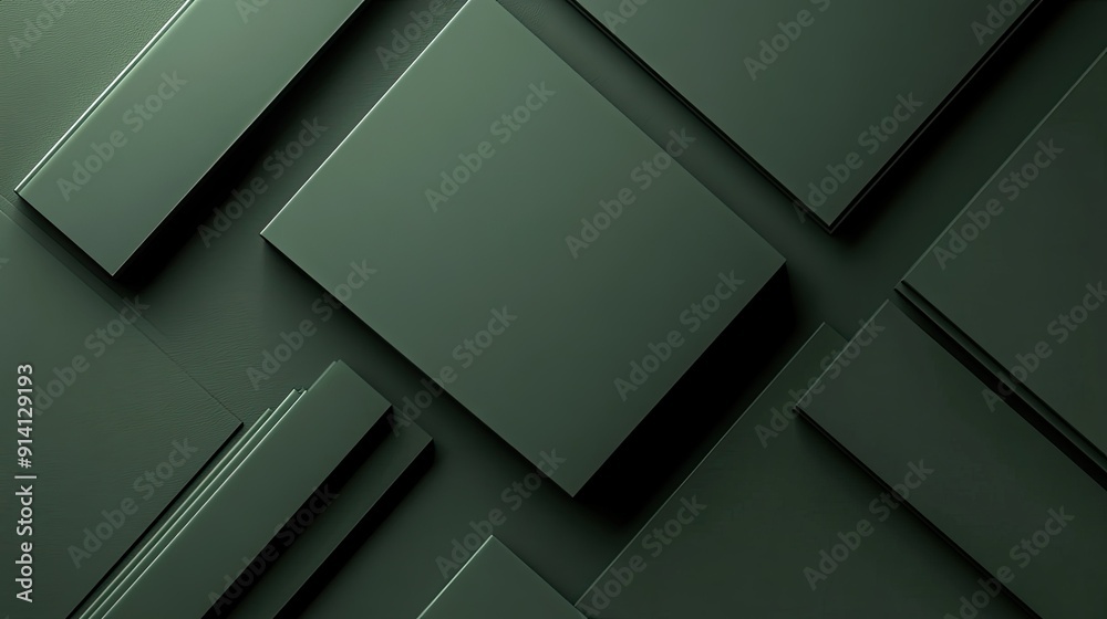 Modern 3D brown background with metallic hexagonal tiles and a soft sheen.