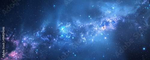 Celestial Symphony: Starry Night Sky, 4K hyperrealistic photo