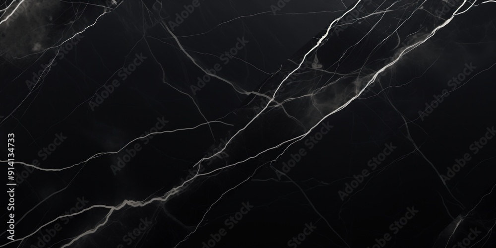 Luxurious black marble texture with subtle white veins for high-end interior designs Luxurious black marble texture with subtle white veins for high-end interior designs