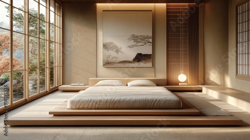 Minimalist Japanese Bedroom Design