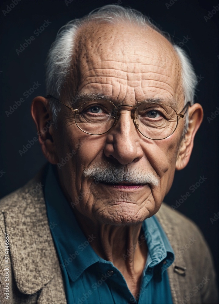 portrait of an old person portrait of an old person