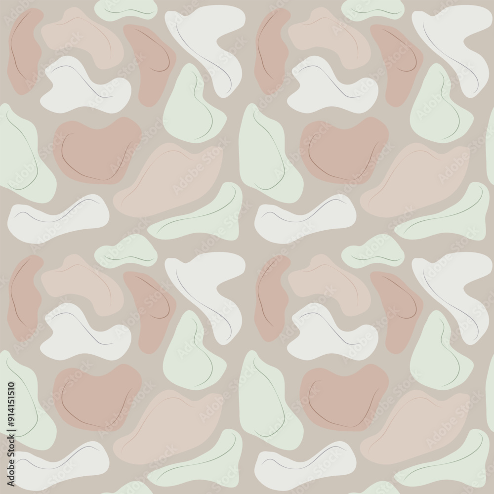 Abstract spots and lines seamless pattern in soft pastel colors for print, backgrouns, waiipaper, fabric. Abstract spots and lines seamless pattern in soft pastel colors for print, backgrouns, waiipaper, fabric.