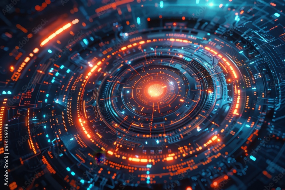 Obraz premium Abstract Technology Background