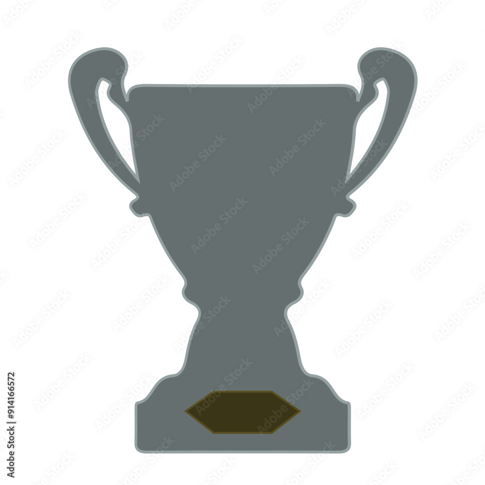 silver trophy, vector, logo, vector illustration, abstract, art, 3d rendering silver trophy, vector, logo, vector illustration, abstract, art, 3d rendering