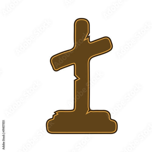 grave tombstone, vector, logo, silhouette, vector illustration, abstract, art, 3d rendering