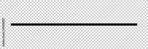 Straight line, stripe series from thin to thick . Abstract black thin line transparent background. Line art striped graphic template. Vector illustration in eps 10.