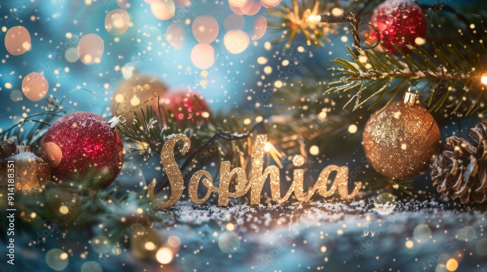 Christmas personalized postcard perfect for decor. Christmas personalized postcard perfect for decor.