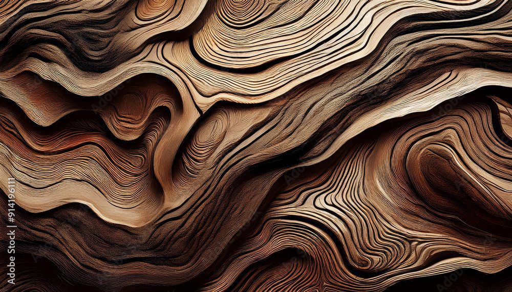 Obraz premium Tekstura stare drewno, tapeta dekoracja generative ai 