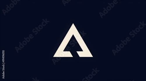 Triangle design logo concept. Symbol or sign. Creative design. Logo for adverb companies